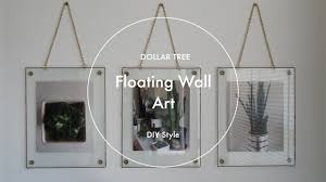 Put them into the microwave and weigh down with a flat plate or a few glasses. Dollar Tree Diy Floating Wall Art Youtube