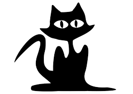 Black cat coloring page from cats category. Coloring Page Black Cat Free Printable Coloring Pages Img 19734