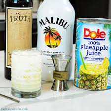 1.5 ounces malibu coconut rum; Toasted Coconut Rum Pineapple Cream Cocktail The Farmwife Drinks