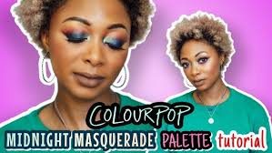 TUTORIAL: ColourPop Midnight Masquerade Palette