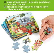 The spruce / jaime knoth free jigsaw puzzles are a great way to relax while challenging your mind at the same tim. Buy Weiff Jigsaw Puzzles For Kids Age 3 6 Year Old 4 Pack 16 Pcs Preschool Educational Learning Toys Set For Boys And Girls Toddler Children 4 Puzzles Online In Turkey B094ntycp8
