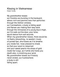 Ocean Vuang Kissing In Vietnamese Poetry Words Poetic Words Words