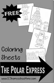 Polar express coloring pages contains 11 pages: Polar Express Coloring Pages