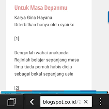 Contoh Syair Bersajak Aaaa Cikimm Com