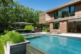 Blaze makoid creates old sag harbor road home in forest clearing in the hamptons. Old Sag Harbor Road By Blaze Makoid Architecture Homeadore Architecture Residential Design House Design