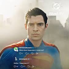 I really wonder what the sequel to 'SUPERMAN' will be 👀