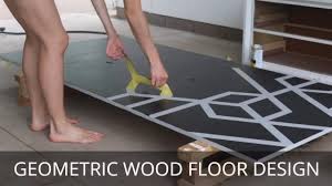Free floor plan creator from planner 5d can help you create an entire house from scratch. Painting A Geometric Floor Design Fast Diy Geometric Modern Design On Wood Porch Youtube