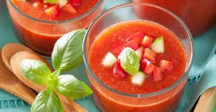 Recette De Gaspacho Tomate Poivron Et Concombre Special Calories Negatives Recette Recette Gaspacho Gaspacho Tomate Cuisine
