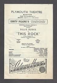 Billie Burke "THIS ROCK" Nicholas Joy