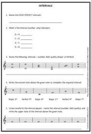 Interval Worksheet Music Education Music Teaching Resources Music Theory Worksheets