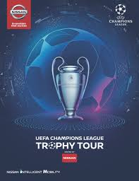 77cm champions league trophy liverpool bayern madrid premier league european cup. Nissan Drives New Uefa Champions League Trophy Tour