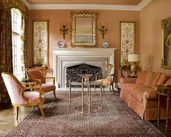 Peach Sofa Living Room Design Ideas Pictures Remodel And Decor Living Room Orange Peach Living Rooms Monochromatic Room