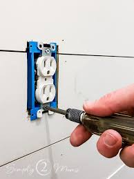 For parts, you'll need a tr (tamper resistant) outlet (15a for 15a circuit b. How To Easily Install An Electric Box Extender Simply2moms