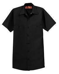 Red Kap Sp24 Short Sleeve Industrial Work Shirt