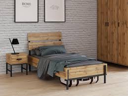 Ganz gleich, für welches holz sie sich beim bettenkauf entscheiden, lassen sie sich beispiele aus vollholz zeigen, fragen sie nach der herkunft des holzes und seiner oberflächenbehandlung. Inosign Bett Aubetin Toller Materialmix Aus Holz Und Metall Online Kaufen Otto