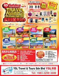 Aquaria klcc coupons for malaysia in december 2020. Ysl Travel Tours Sdn Bhd 1 Day Golden Destination Travel Alliance In House Fair 2016