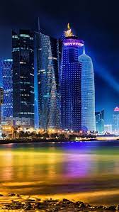 Doha Qatar Skyline Iphone 5s Wallpaper Skyline Live Wallpapers Doha