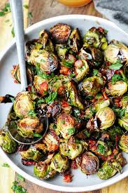Balsamic Glazed Brussels Sprouts With Bacon Eating European Recipe Bacon Brussel Sprouts Balsamic Glaze Brussel Sprouts Grilled Brussel Sprouts