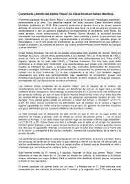 Análisis literario con la música por dentro. Calameo Comentario Literario Del Poema Mayo