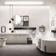 La tendance art deco | shake my blog. Essenziale Weisse Keramik Mit 3d Relief Fur Das Bad Marazzi