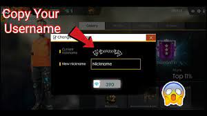 Unique, creative and stylish free fire nickname are made using different stylish cool looking symbols. How To Copy Username In Free Fire 100 Working Nickname Free Fire Youtube