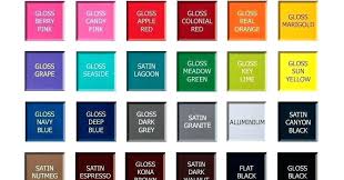 Metallic Paint Colors Spray Color Chart Inspiring Rust