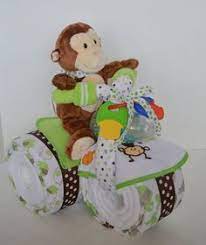 Diaper Monkey Baby Shower Baby Shower Motorcycle Baby Shower Diaper Cake