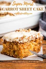 This page contains sheet cake recipes. Super Moist Carrot Sheet Cake With Cream Cheese Frosting