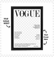 Find Hd Vogue Png Vogue Transparent Png To Search And Download More Free Transparent Png Images In 2020 Magazine Cover Template Vogue Magazine Covers Vogue