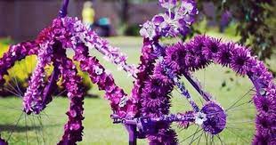 India S Best Wedding Planning Site Online Wedding Planner Purple Flowers Flower Garden Decorations Purple Bike