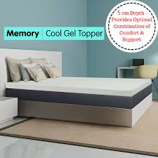 The topper, which measures 2 inches thick, is composed of memory foam with a soft (3) feel that contours closely to the body. Memory Foam Mattress Topper Queen Kiwi Grab