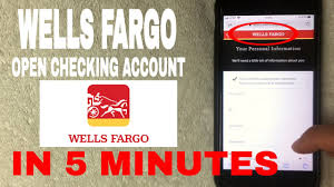 Whatever reason you are planning to open a joint checking account with your spouse, your significant other, your family member how to apply for a joint bank account. Wells Fargo Open Checking Account In 5 Minutes Youtube