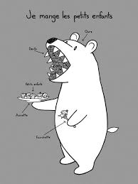 French Bear 85x11 Art Print By Bikeparts On Etsy This Is Kinda Terrible And I Think Whoever Made I Learn French How To Speak French Learning French For Kids