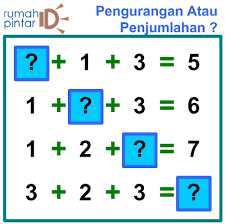 Latihan penjumlahan untuk anak tk rumah pintar. Soal Latihan Penjumlahan Untuk Anak Sd Modul Belajar Mandiri Rumah Pintar Kbe