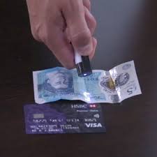 Identify the money in seconds. Counterfeit Currency 2 In 1 Detector Pen