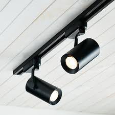The Beacon Lighting Ledlux Action 1 Light 600 Lumen Dimmable Black Cylinder Track Spot Only In Warm Black Track Lighting Track Lighting Kitchen Beacon Lighting