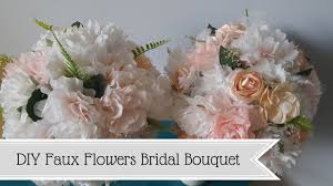 Choose between 2 and 4 flowers to serve as the base and tape together, wrapping the floral tape around the stems step 3: Making Wedding Bouquets With Artificial Flowers Off 78 Buy