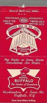 171 Hotel Buffalo Buffalo Ny Matchbook Hotel Hotel Motel