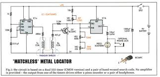 L1 is equal to 60 turns of #36 enameled copper wire wound on a 6v or 9v battery should be used to power the circuit. Metal Detector Wiring Diagrams 1999 Kia Fuse Box Diagrams Fusebox 1997wir Jeanjaures37 Fr