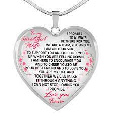 Sending these good morning love text messages to your wife will surely be a great way for her to start the day and make her have a lovely day. To My Beautiful Wife Necklace Heart Pendant Gift From Husband I Love You Forever Ebay