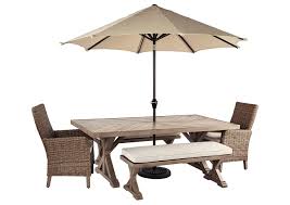 99% on time shipping · easy returns · 5% rewards with club o Beachcroft Dining Table W 2 Armed Chairs And 2 Benches Ashley Furniture Homestore Independently Owned And Operated By Appliance World Ltd