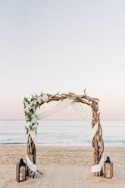 Outer Banks Sunset Wedding Jeff Amanda Sunset Beach Weddings Sunset Wedding Beach Wedding Arch