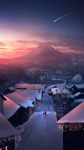 Magical Night Wallpaper Iphone Android Background Followme Scenery Wallpaper Beautiful Wallpapers Anime Scenery