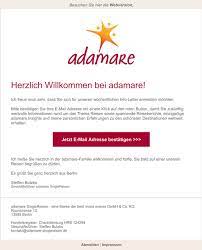 adamare DE: Bitte bestätigen Sie Ihre E-Mail Adresse | Milled