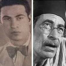 الفنان المبدع شفيق نورالدين في صورتين من أيام شبابه وشيخوخته Egyptian Movies Egypt History Egyptian Actress