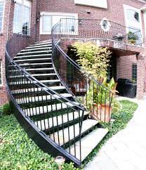 We did not find results for: Curved Exterior Staircase With Wrought Iron Balcony Rail Traditional Staircase Detroit By Great Lakes Metal Fabrication Houzz