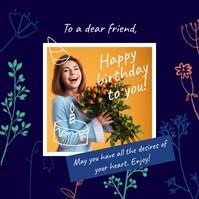 See more ideas about happy birthday posters, birthday background, birthday background images. Create A Free Happy Birthday Poster Postermywall