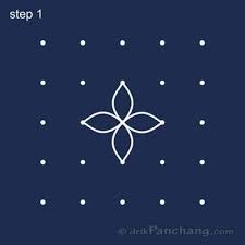 5x5 Dot Rangoli 5x5 Dot Rangoli Design 5x5 Dot Rangoli Designs 5x5 Dot Rangoli 4 Rangoli Designs Flower Rangoli With Dots Rangoli Patterns
