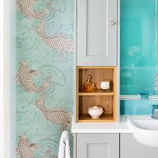 Adding textured wallpapers or wall coverings to a room can make it feel special. Bathroom Wallpaper Ideas Tips To Using Waterproof Bathroom Walllpaper