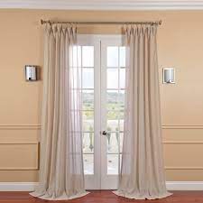 Exclusive Fabrics Furnishings Tumbleweed Solid Rod Pocket Sheer Curtain 50 In W X 84 In L Shflnch M013 84 The Home Depot In 2021 Half Price Drapes Drapes Curtains Panel Curtains